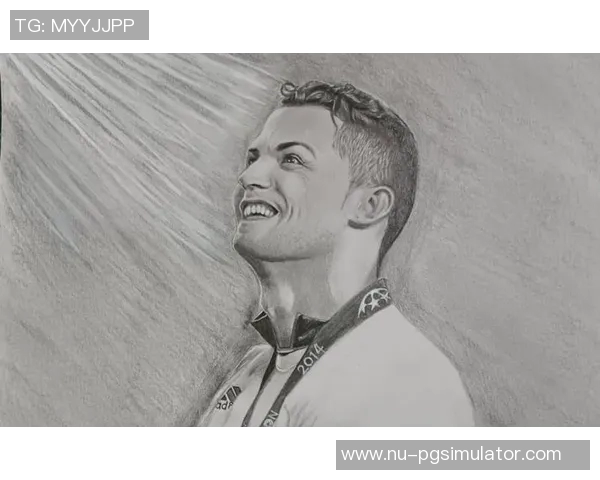 用素描勾勒足球明星风采展现球场英雄气质